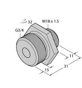 圖爾克傳感器產(chǎn)品  FCA-FCST-G3/4-A4