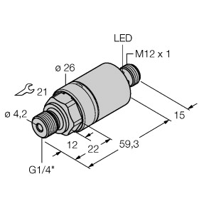 TURCK傳感器產(chǎn)品  PC001R-204-2UPN8X-H1141